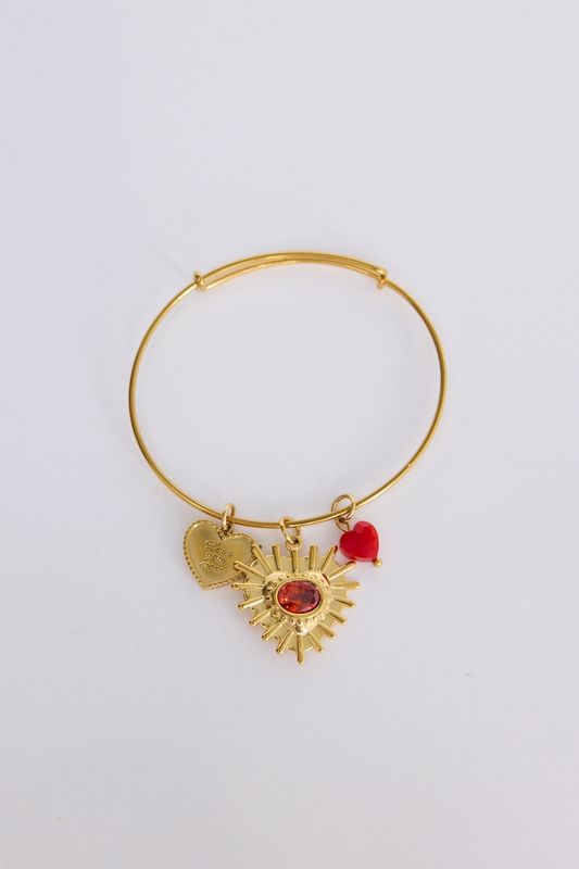 Royal Heart Bracelet - Gold