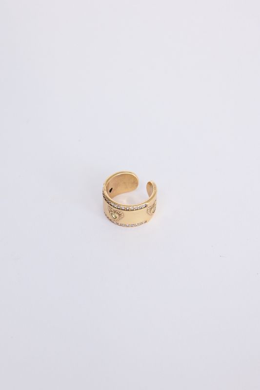 Royal Heart Ring - Gold