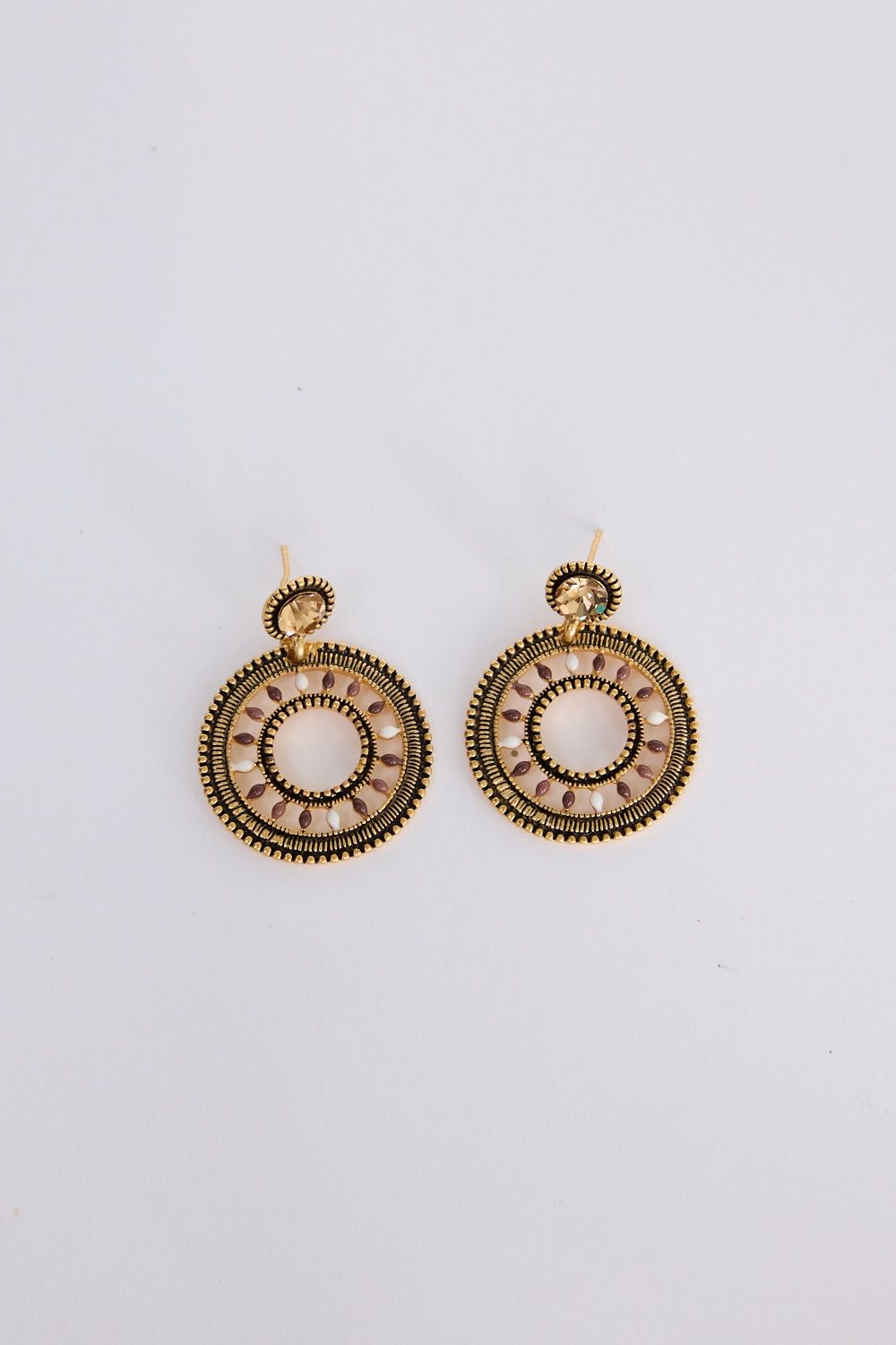 Eclipse Earrings - Gold