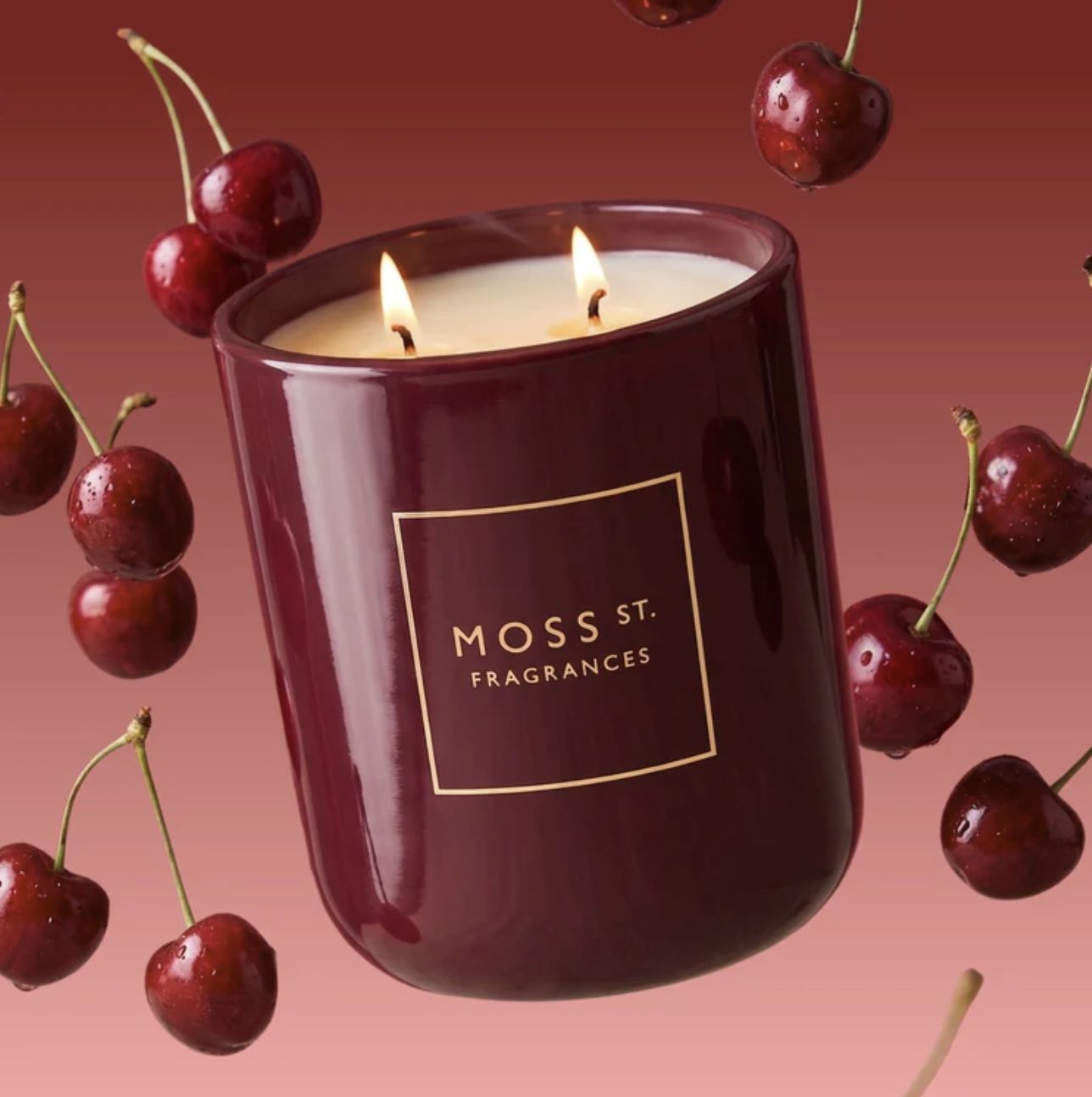 MOSS ST. Candle 300g - Cherry Bomb