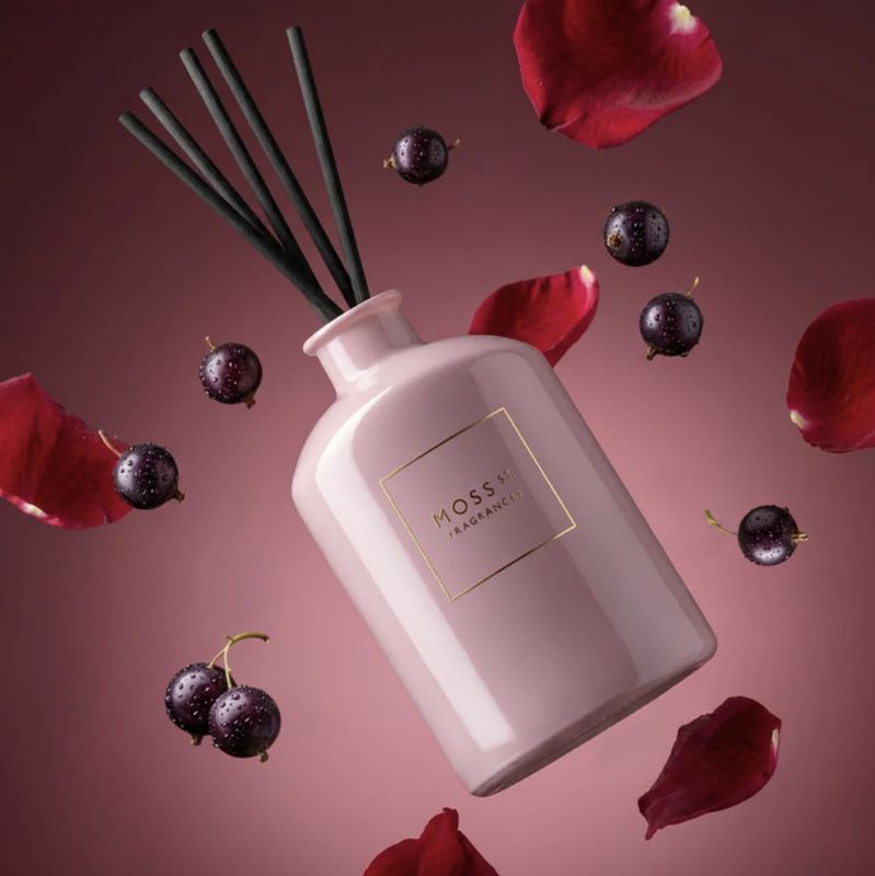 MOSS ST. Diffuser 300ml - Blackcurrant &amp; Rose