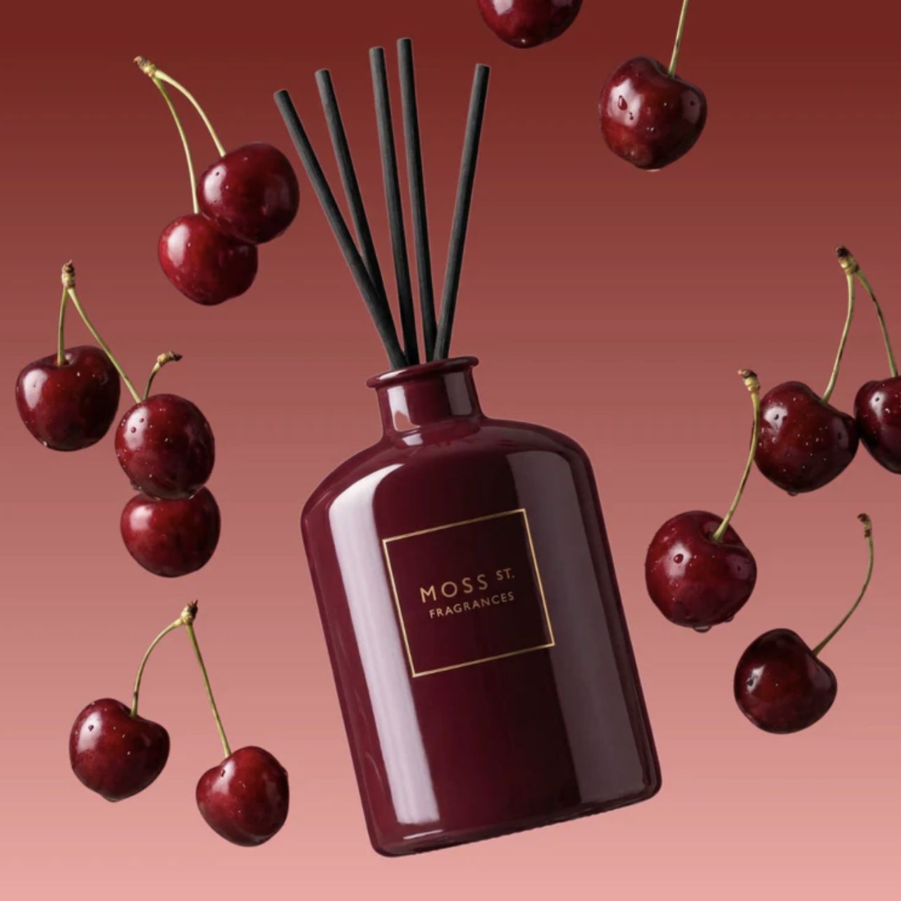 MOSS ST. Diffuser 300ml - Cherry Bomb