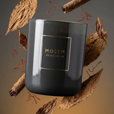 MOSS ST. Candle 300g - Tobacco Leaf &amp; Saffron