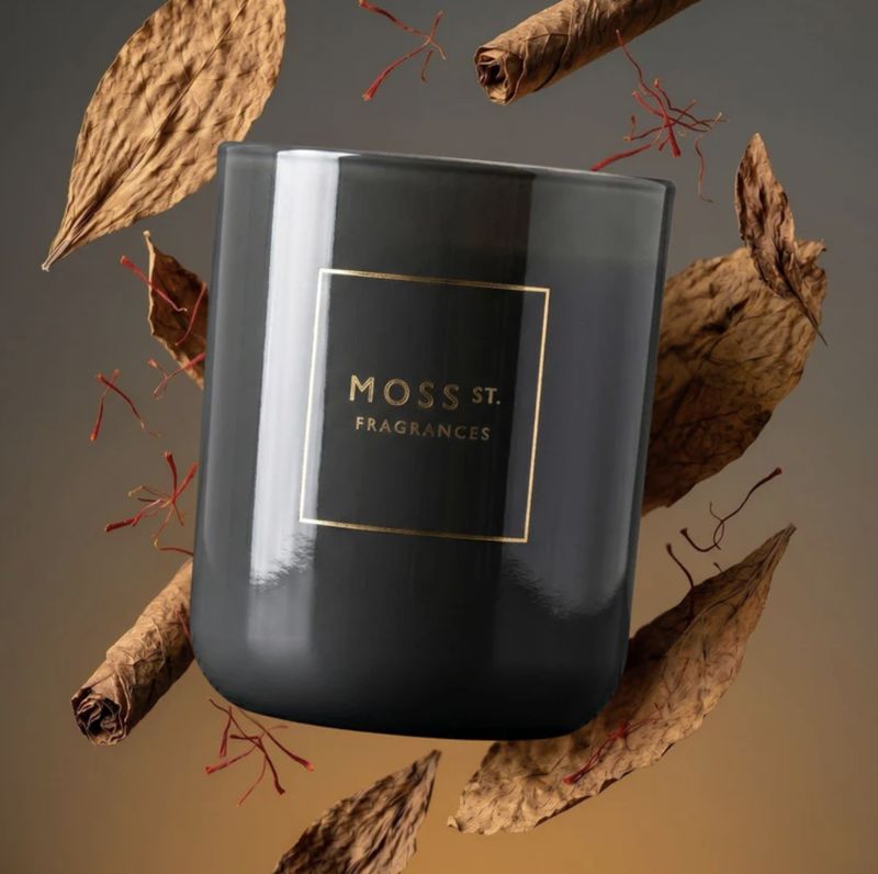 MOSS ST. Candle 300g - Tobacco Leaf &amp; Saffron