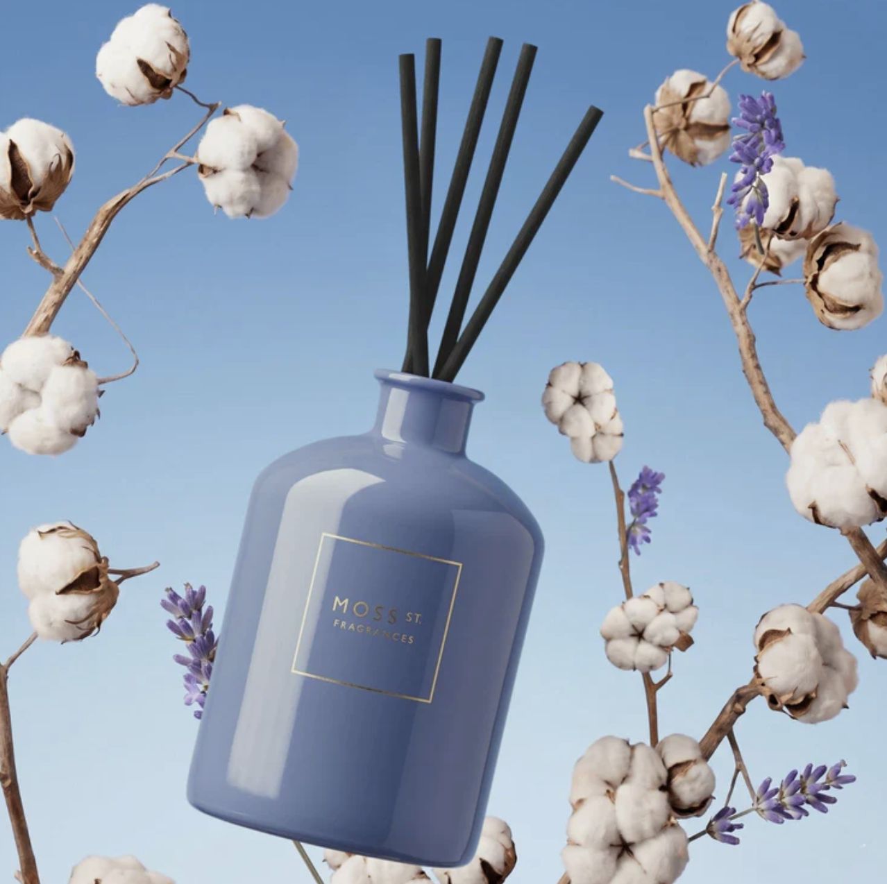 MOSS ST. Diffuser 300ml - Clean Cotton