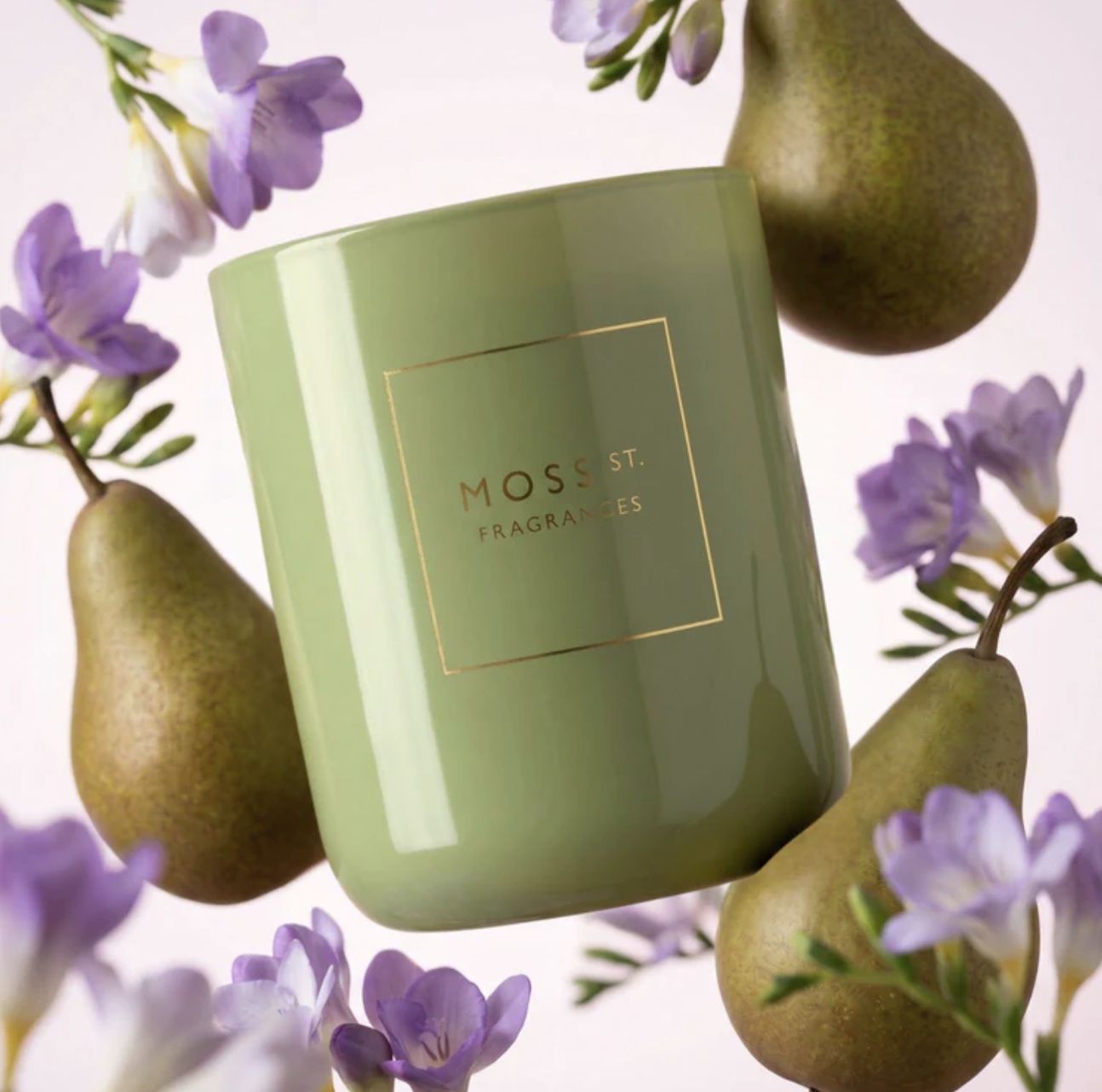 MOSS ST. Candle 300g - French Pear &amp; Freesia