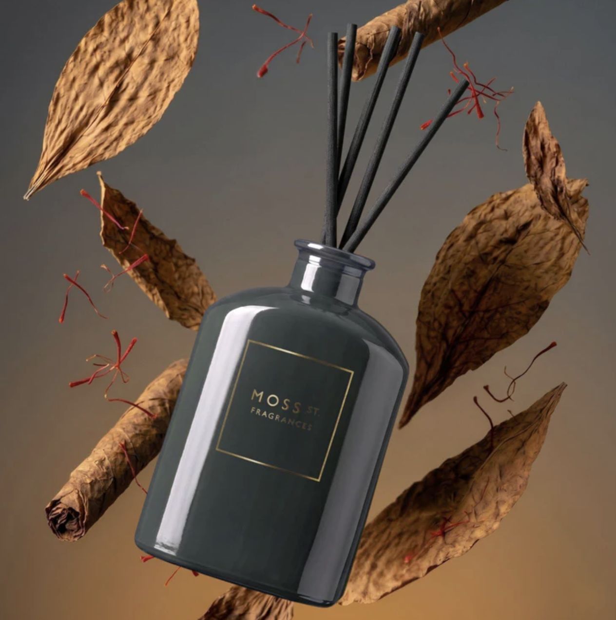 MOSS ST. Diffuser 300ml - Tobacco Leaf &amp; Saffron