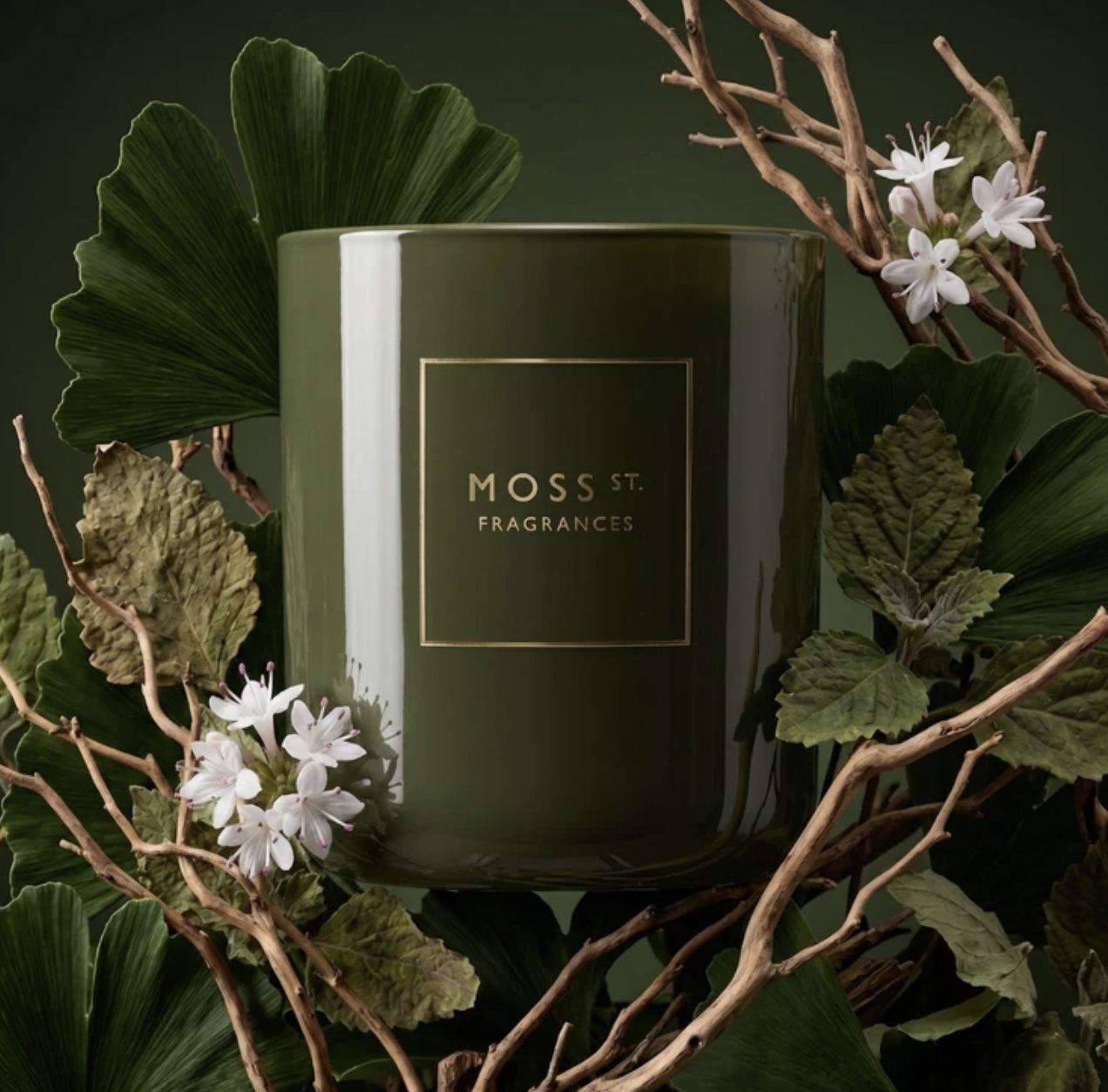 MOSS ST. Candle 300g - Hemp Flower &amp; Patchouli