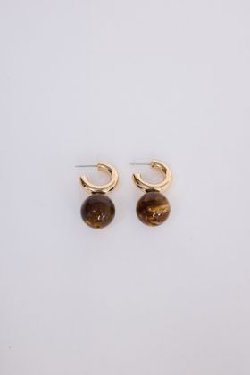 Rossi Earrings - Brown