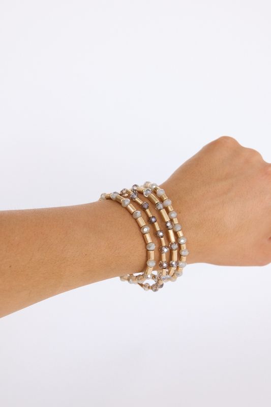 Janice Stack Bracelet - Gold