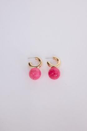 Rossi Earrings - Hot Pink