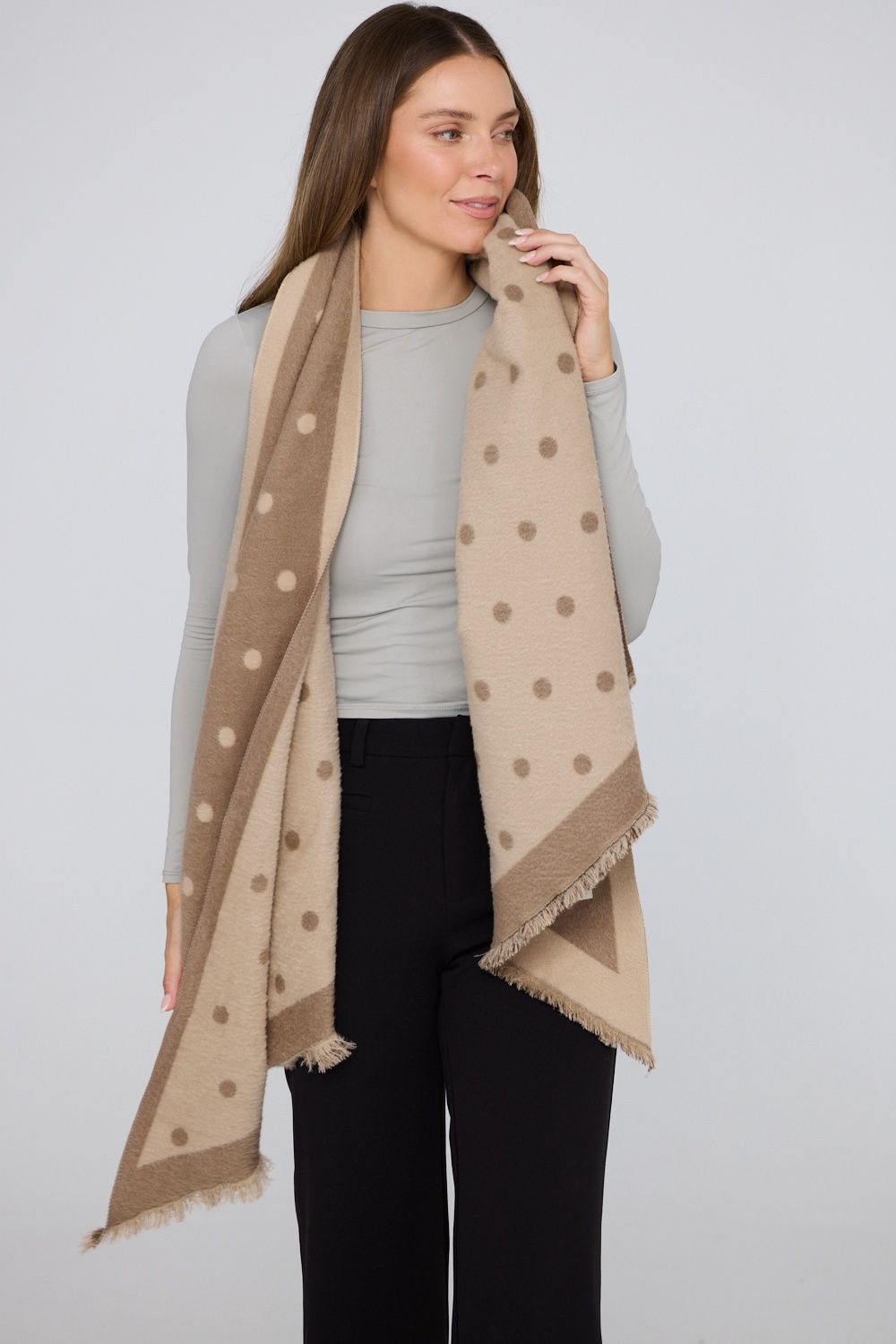 Gallery Scarf - Taupe