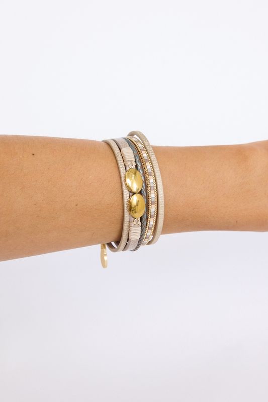 Meghan Bracelet - Grey