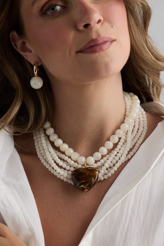 Rossi Necklace - Brown