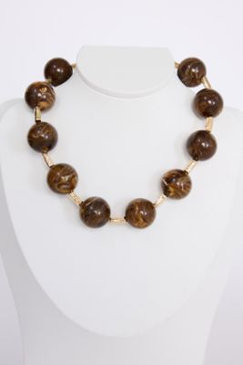 Neela Necklace - Brown