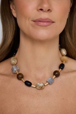 Autumn Necklace - Wine