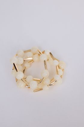 Neela Bracelet Stack - Off White