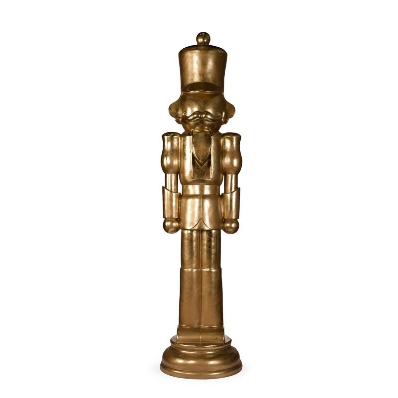 2.5 M Gilded Gold Minimal Toy Soldier
