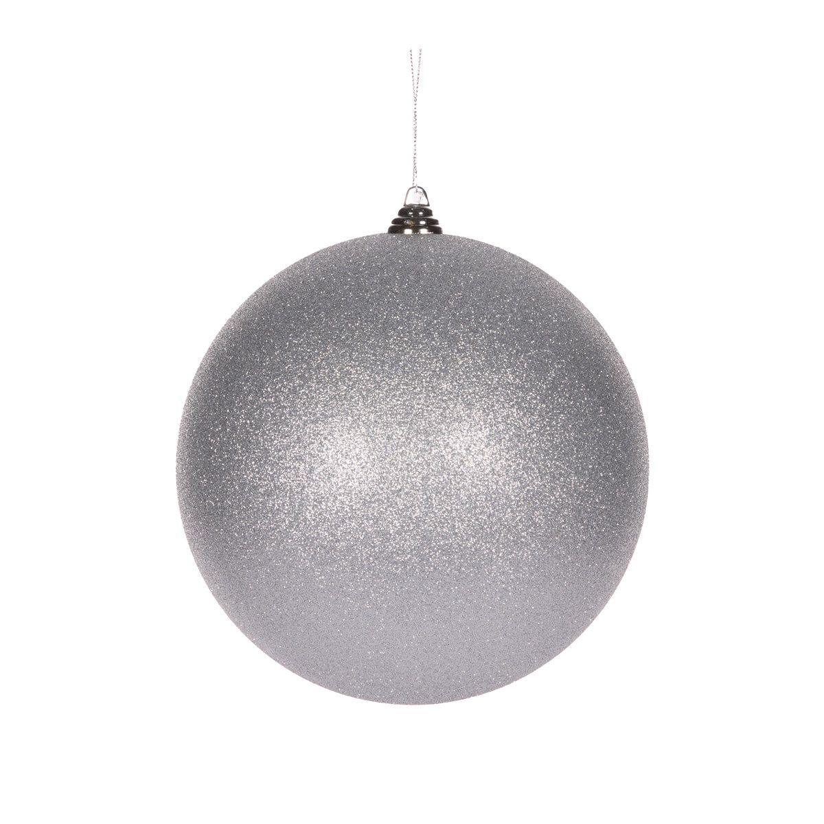 20 CM Silver Glitter Bauble