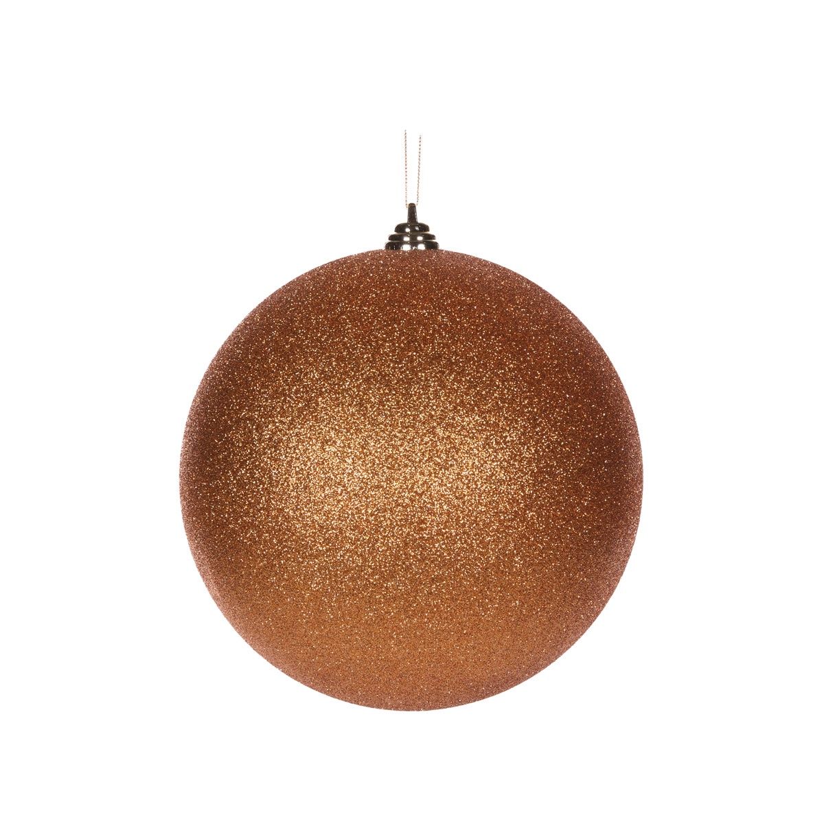 20 CM Copper Glitter Bauble