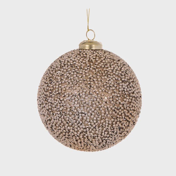 10 CM Champagne Caviar Bauble