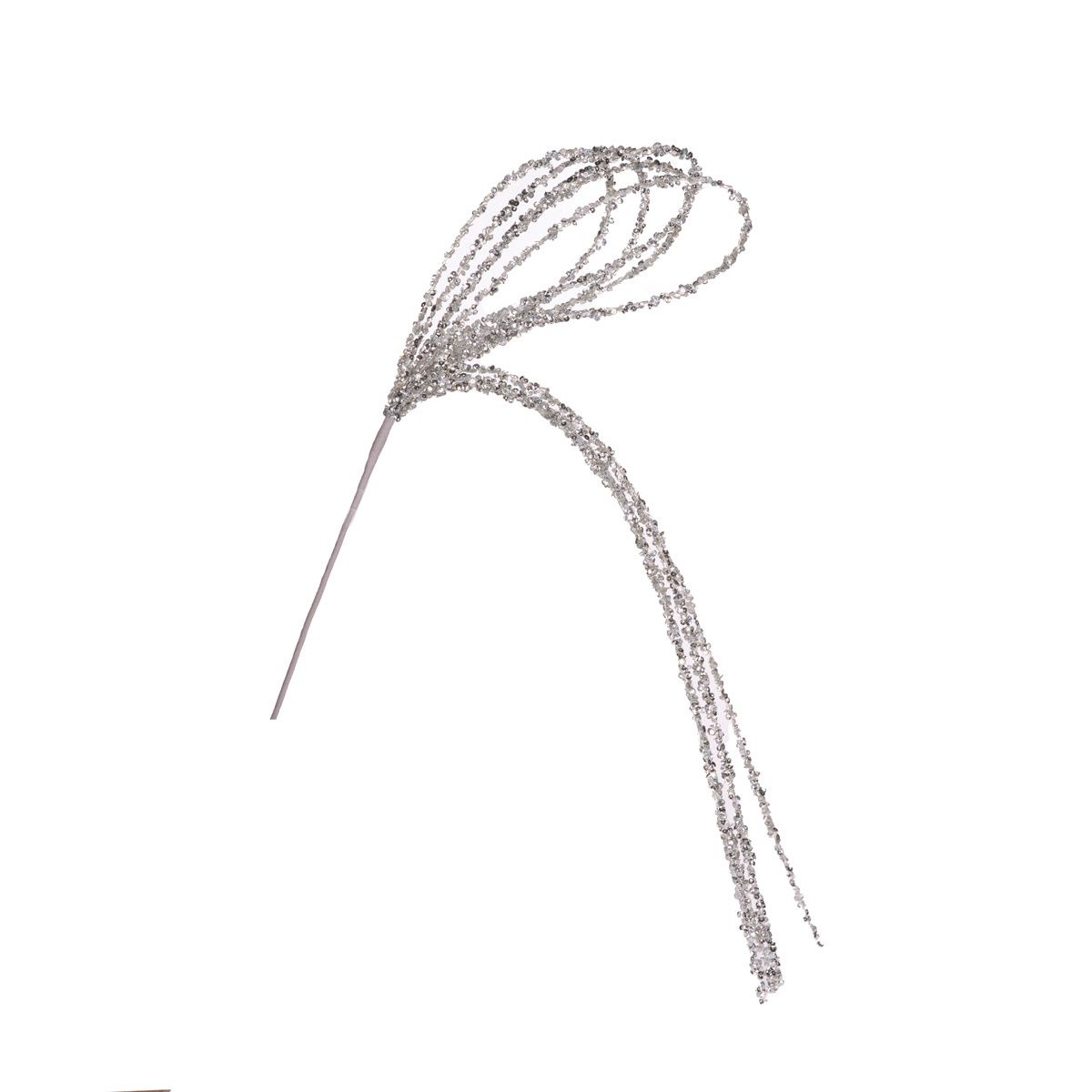 Silver Beaded Loop Spray