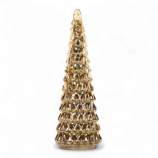 Gold Vintage Mercury LED Tabletop Tree