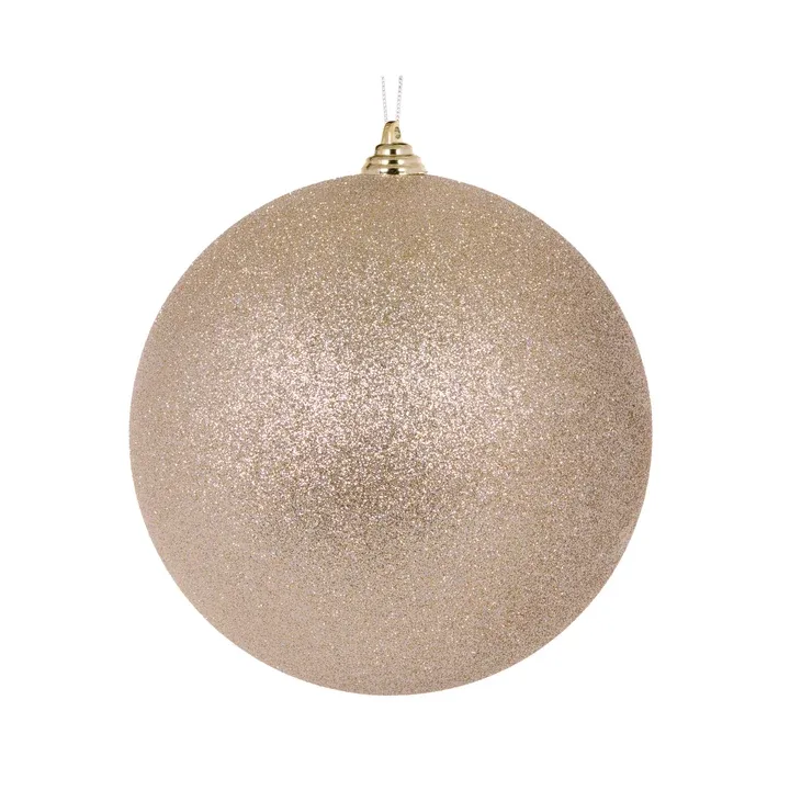 30 CM Champagne Glitter Bauble