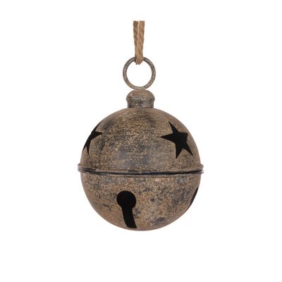 20 CM Rusted Silver Bell