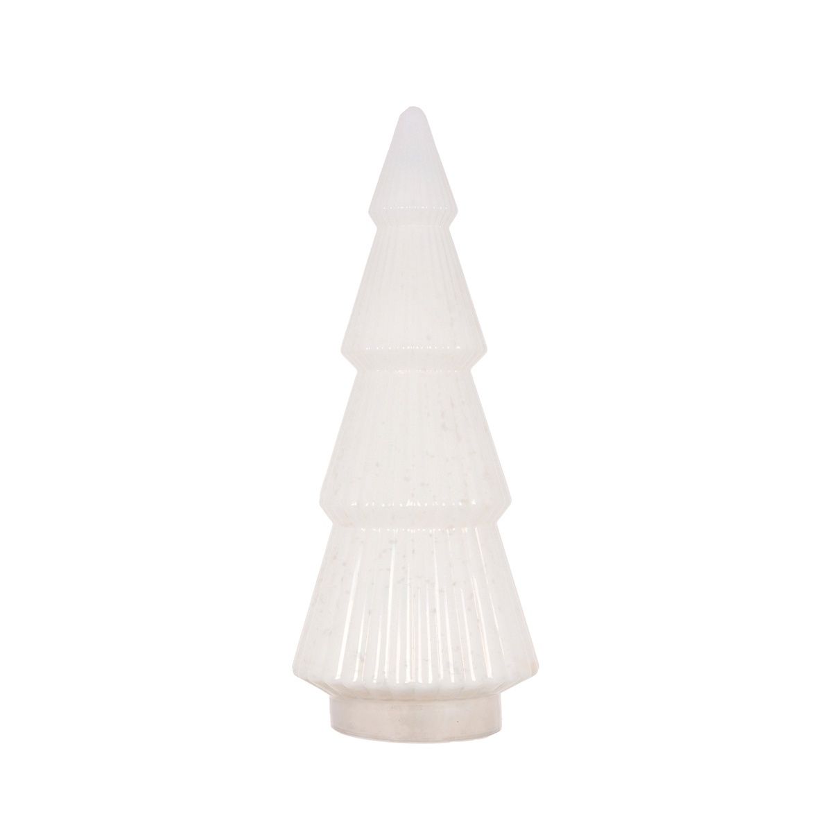 54.5 CM White Layered Mercury Tree