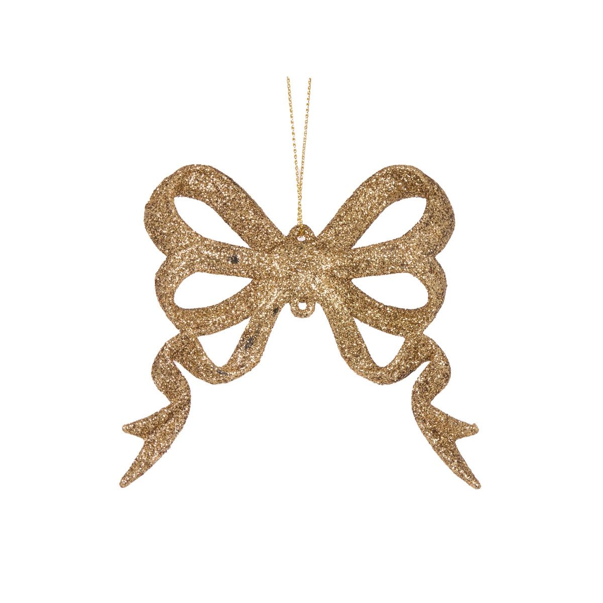 Gold Glitter Bow