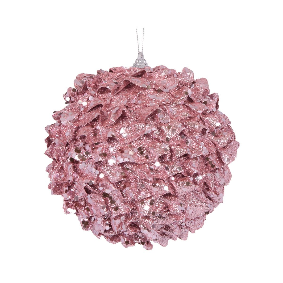 XL Pink Ruffles Bauble
