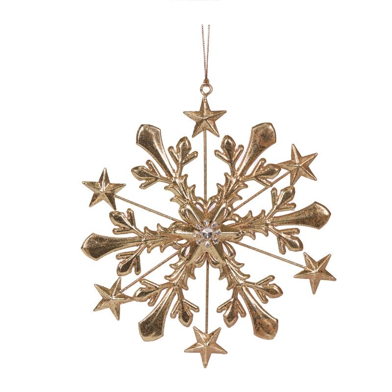 Intricate Metal Jeweled Ornament