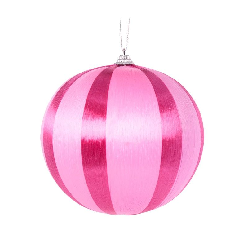 Berry Striped Silk Bauble