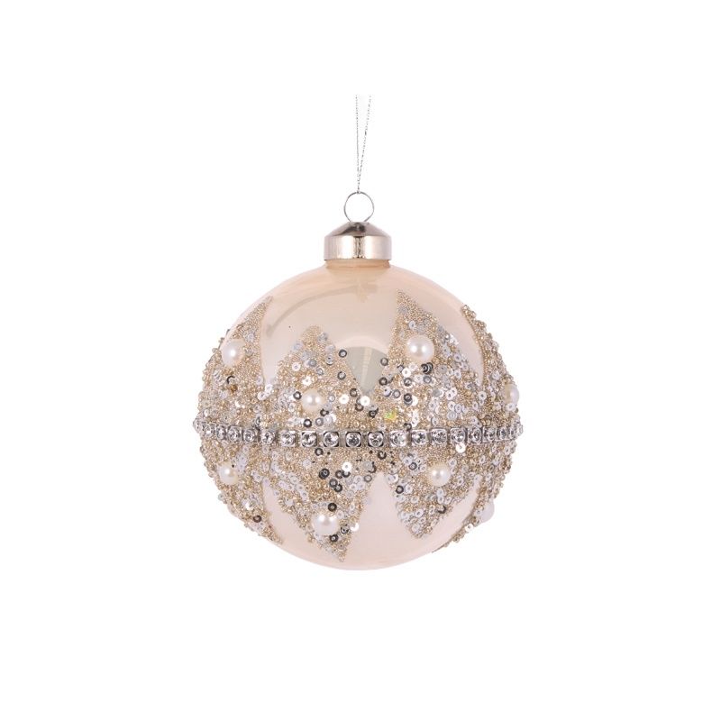 Pearl Beaded Jewel Bauble
