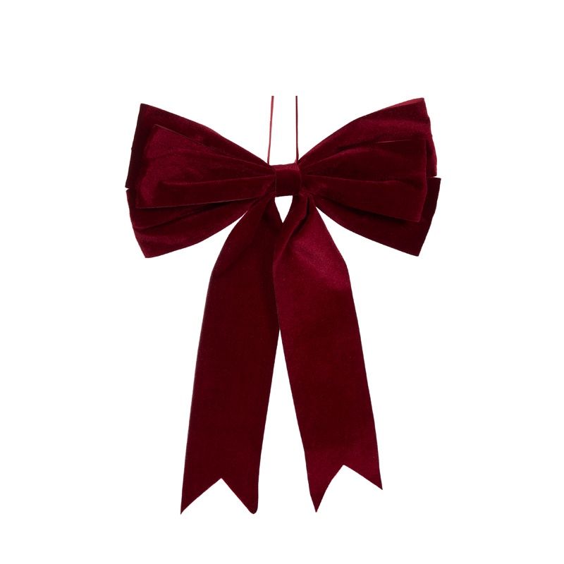 Classic Burgundy Bow Hanging