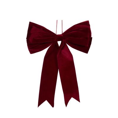 Classic Burgundy Bow Hanging