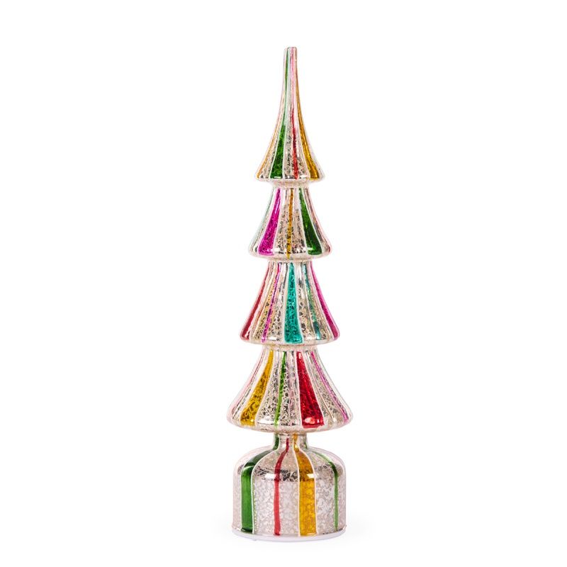 39 CM Colourful Mercury Rotating Tree