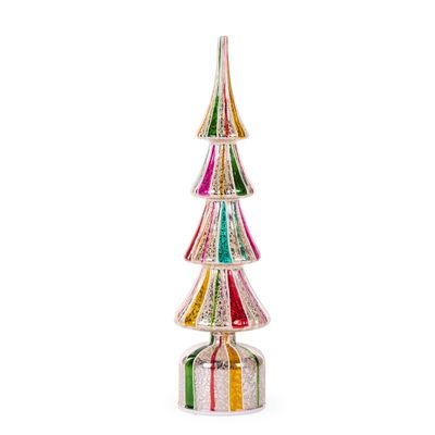 39 CM Colourful Mercury Rotating Tree