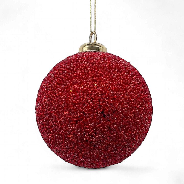 15 CM Red Caviar Bauble