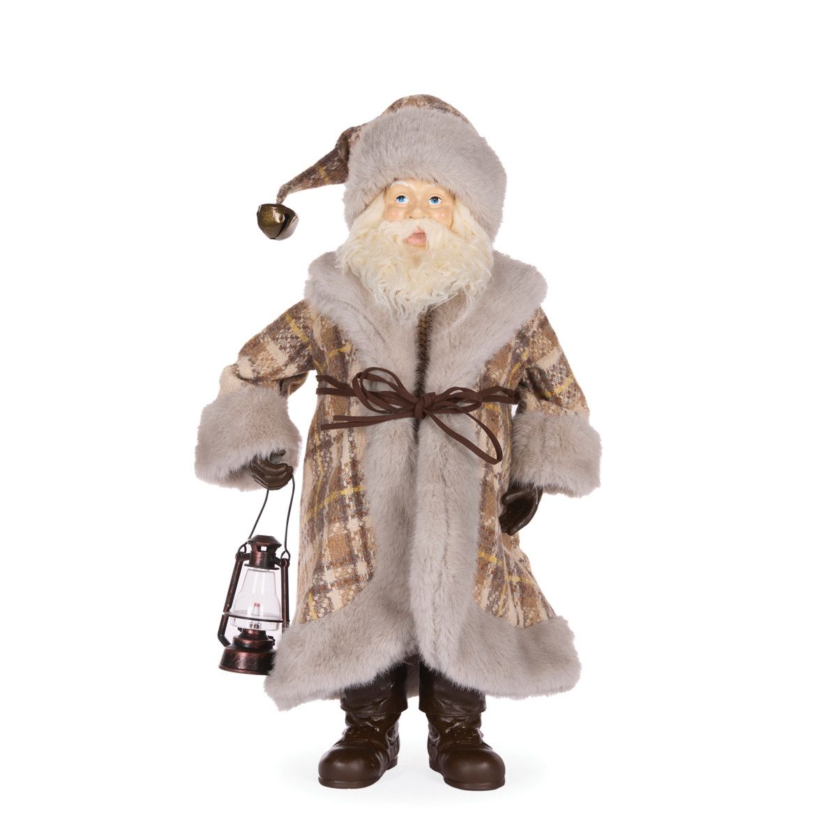 Fabric Woodland Santa