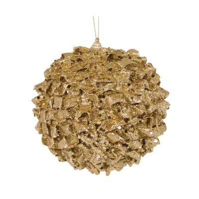 XL Gold Ruffles Bauble