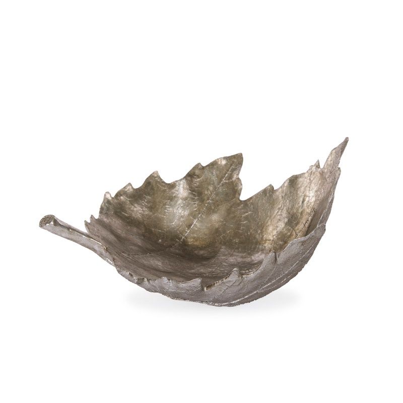 Silver Maple Leaf Bowl