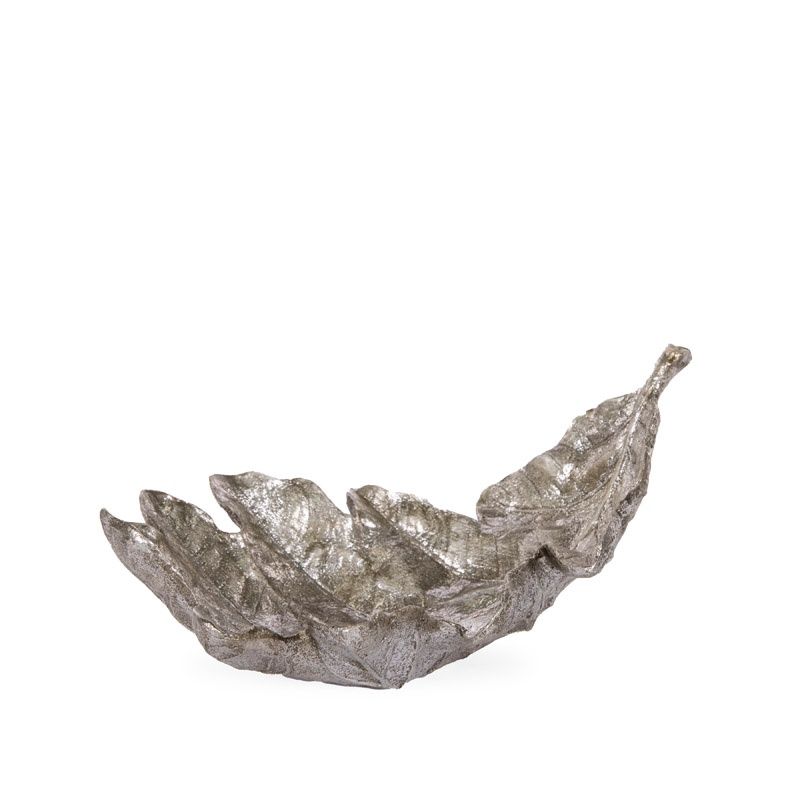 Silver Oak Leaf Bowl