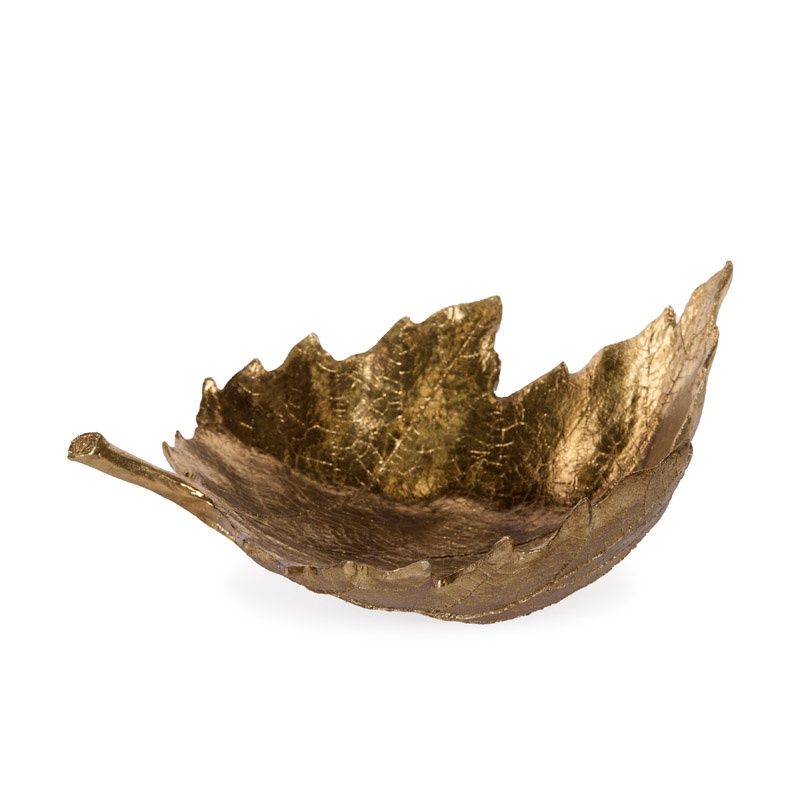 Gold Maple Leaf Bowl