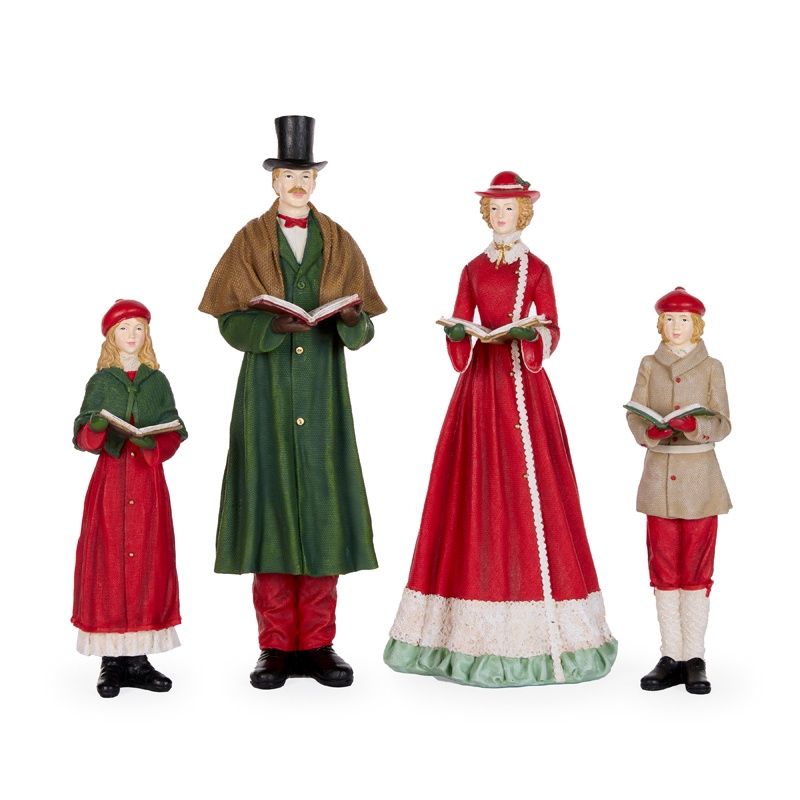 Traditional Caroler Scene