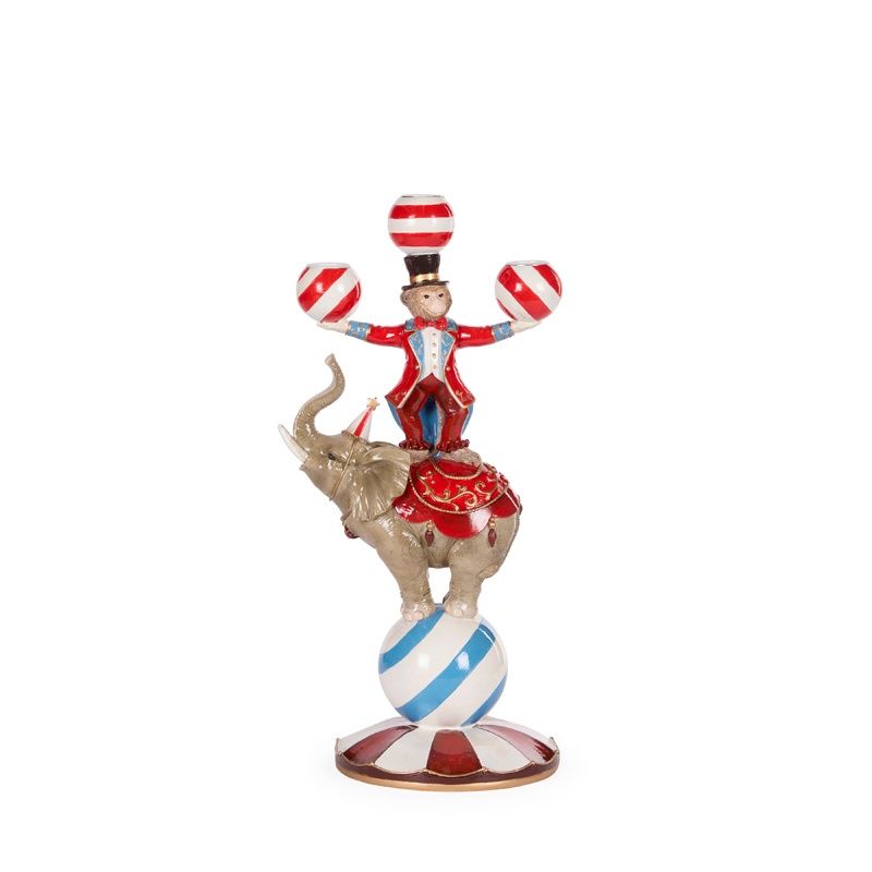 Juggling Monkey Candle Holder