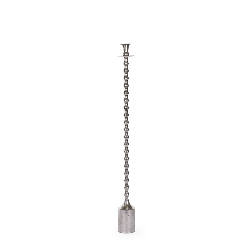 88 CM Silver Ripple Candle Holder