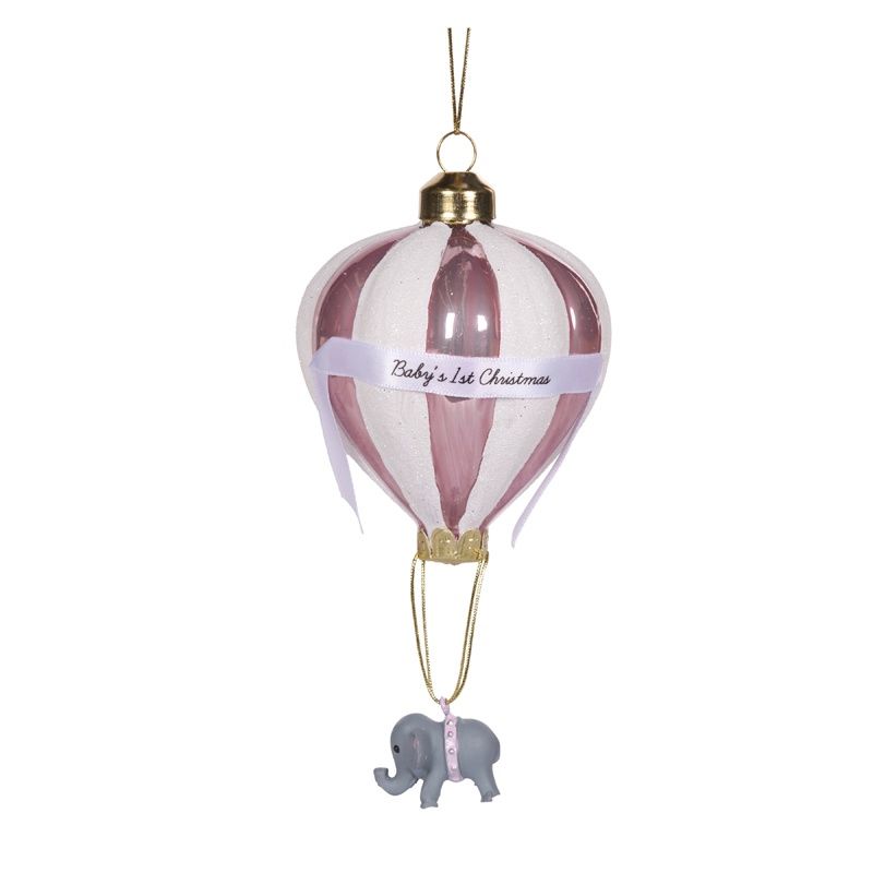 Pink Baby's 1st Christmas Ornament