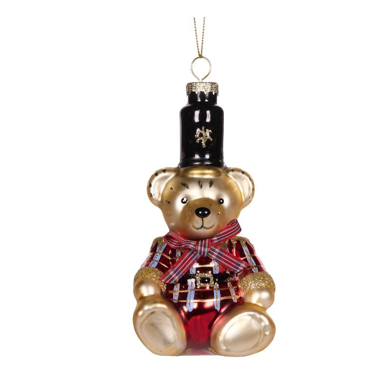 Regal Tartan Bear Ornament